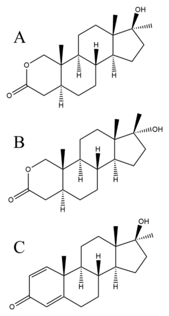 Oxandrolon Molekülstruktur