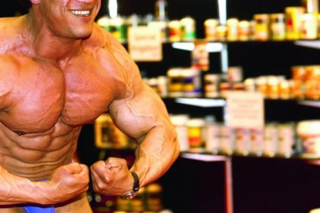 Bodybuilder mit Stanozolol