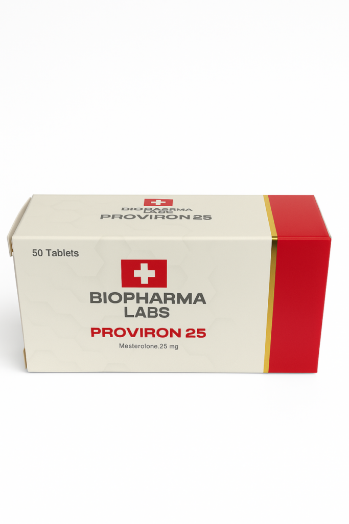 Proviron 25 Biopharma Oral 25mg x 50 Tabs Apoyo Masculino Total
