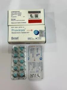 Proviron Mesterolone 25 Mg Tablets (10 Count) at ₹ 1970/box in Nagpur | ID: 2858014234555