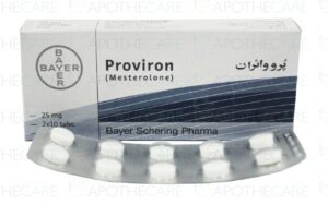 Proviron Tab 25mg 2x10's