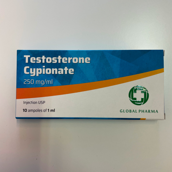 Testosteron Cypionat Global Pharma 250mg/ml 10ml - Sterydy anaboliczne