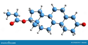 3D Image Of Nandrolone Propionate Skeletal Formula | CartoonDealer.com ...