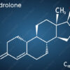 Nandrolone, 19-Nortestosterone, nortestosterone molecule. It is androgen, synthetic, anabolic ...
