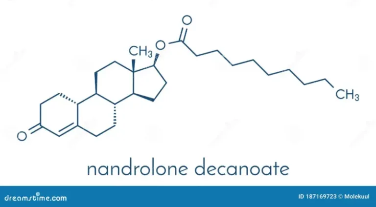 Nandrolone Decanoate Anabolic Steroid Drug Molecule. Also Used in Sports Doping. Skeletal ...