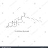 Nandrolone Decanoate Flat Skeletal Molecular Structure Stock Vector (Royalty Free) 2280220969 ...