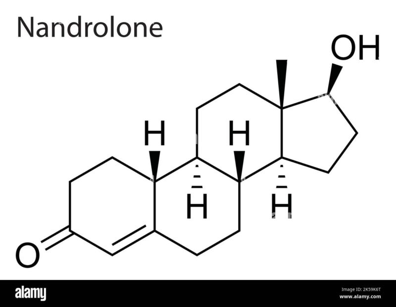 Nandrolone Skeletal Structure Molecule Vector Editable file Stock Vector Image & Art - Alamy