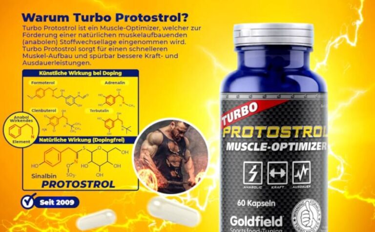 NEU! Goldfield Protostrol | Natürliches Anabolika | Muskelaufbau Kapseln mit einzigartigem ...