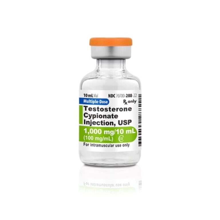 Testosterone Cypionate Injection 100 mg/mL, Multiple Dose Vial 10 mL, Each | McGuff