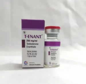 Graze Pharma Testosterone Enanthate 250mg 10ML Vial injection, 250 mg/ml at ₹ 1800/vial in Mumbai