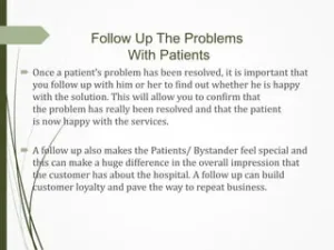 Handle the complaints in hospital | PPTX