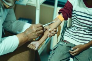 injektion, impfung, geduldig, gesundheitswesen, krank, krankenhaus, medizinische versorgung