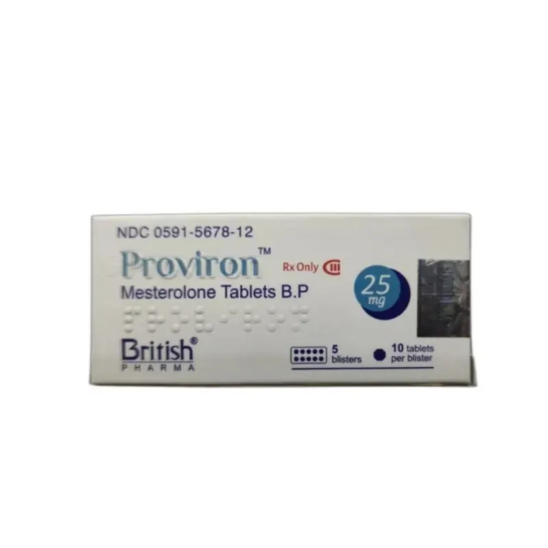 Proviron 25mg Mesterolone Tablet (50 Tablets) at ₹ 3675/box in Nagpur | ID: 2858068248633