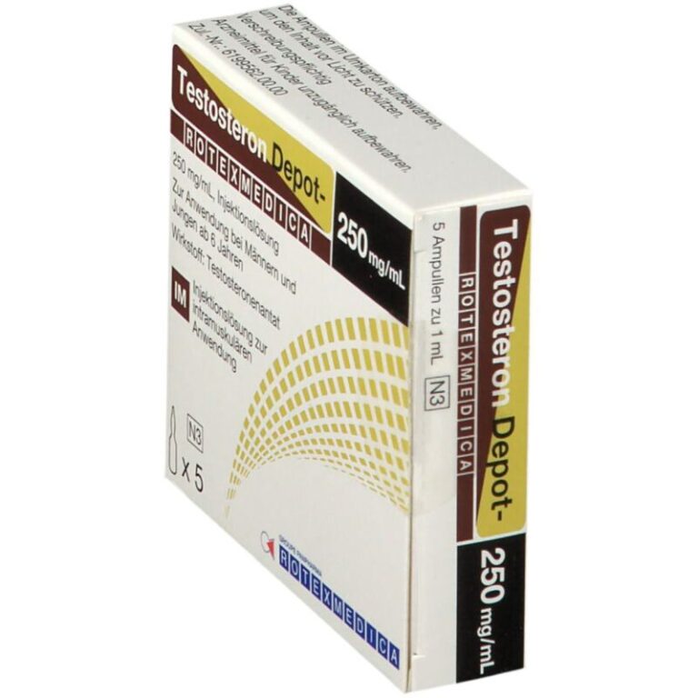 Testosteron Depot-Rotexmedica 250 mg/ml 5x1 ml mit dem E-Rezept kaufen - Shop Apotheke